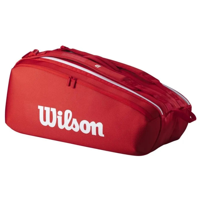 RAQUETERO SUPER TOUR WILSON  9PK ROJ