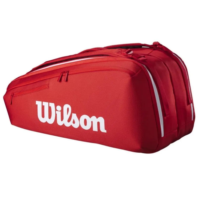 RAQUETERO SUPER TOUR WILSON  9PK ROJ