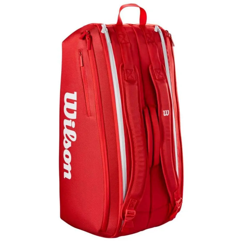 RAQUETERO SUPER TOUR WILSON  9PK ROJ